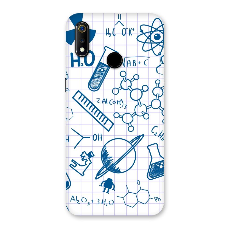 Science Notebook Back Case for Realme 3