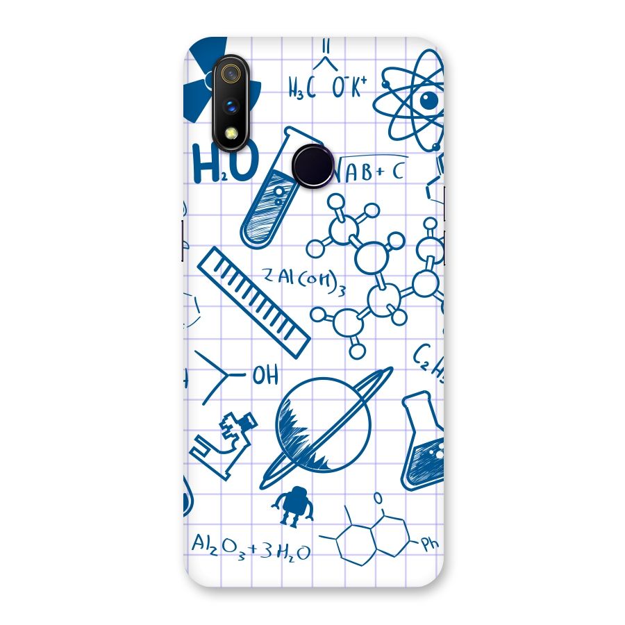 Science Notebook Back Case for Realme 3 Pro