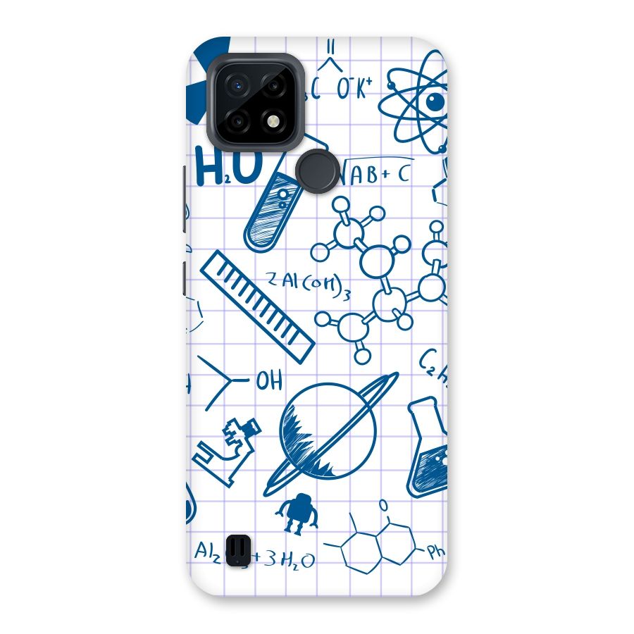 Science Notebook Back Case for Realme C21