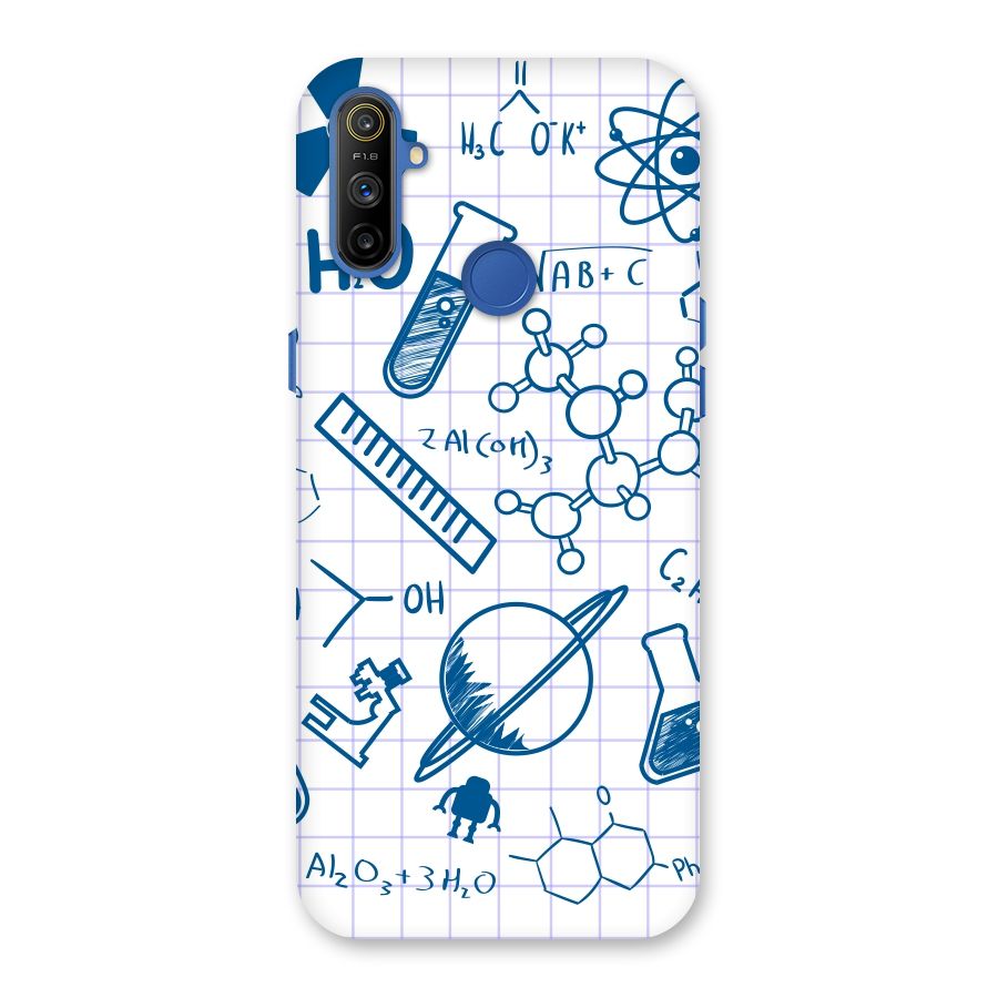 Science Notebook Back Case for Realme Narzo 10A