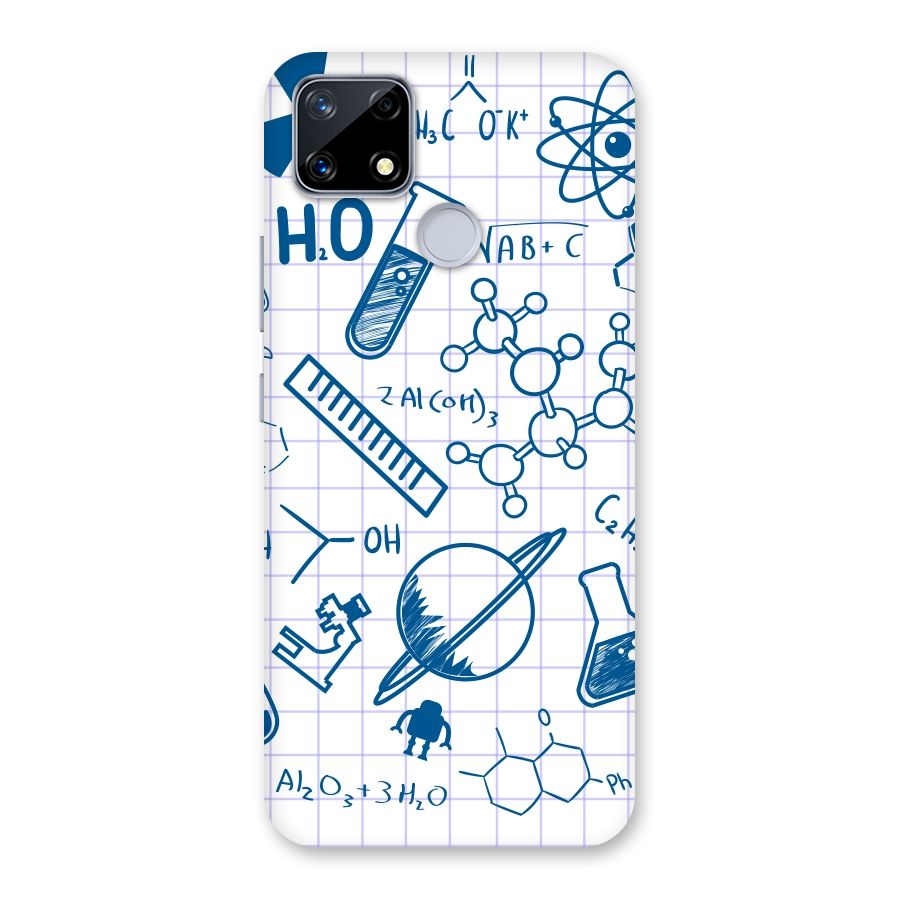 Science Notebook Back Case for Realme Narzo 20