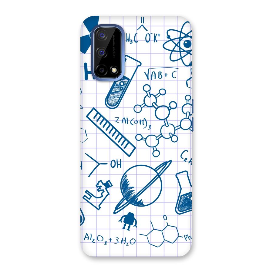 Science Notebook Back Case for Realme Narzo 30 Pro