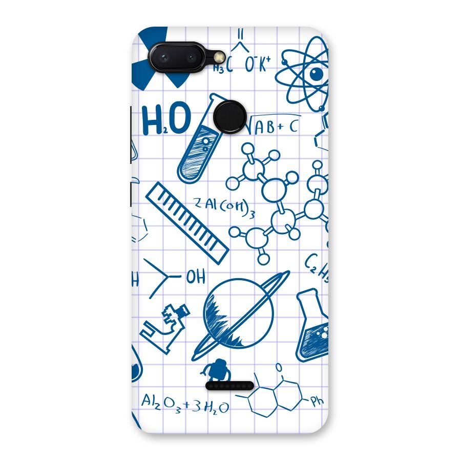 Science Notebook Back Case for Redmi 6