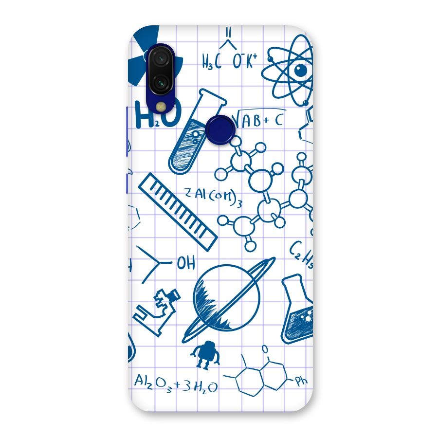 Science Notebook Back Case for Redmi 7