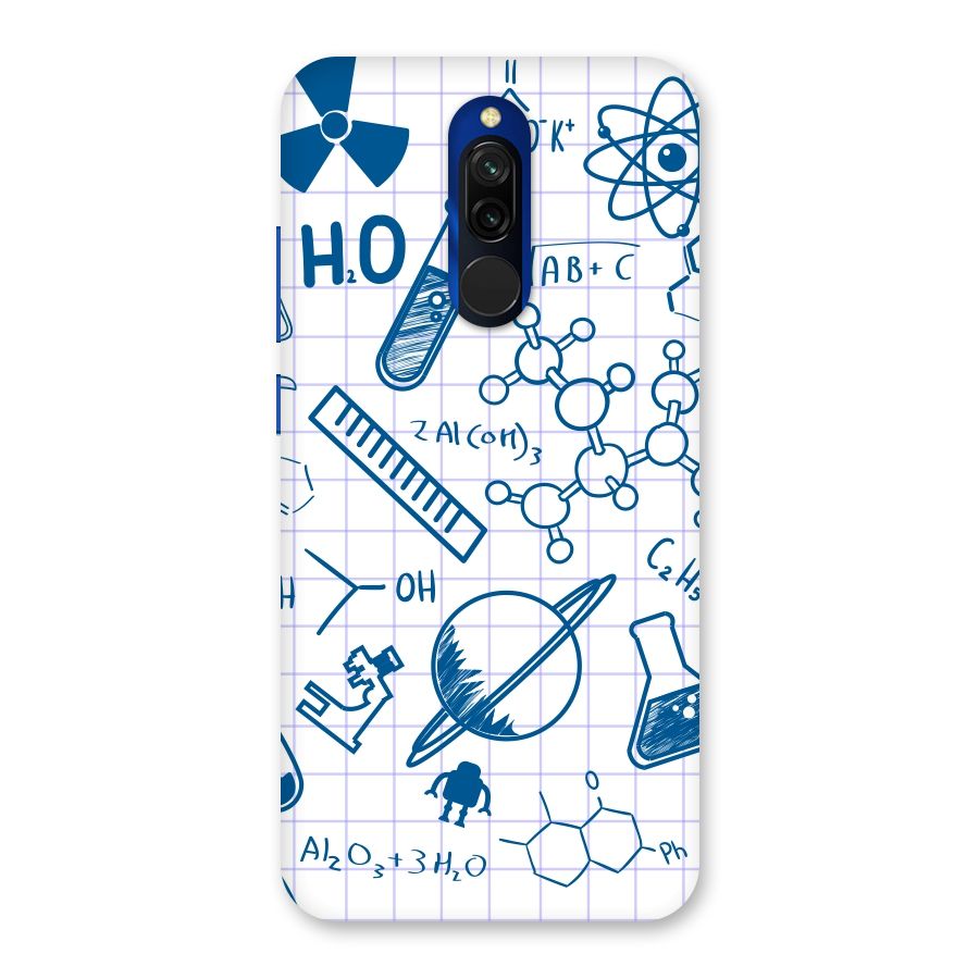 Science Notebook Back Case for Redmi 8