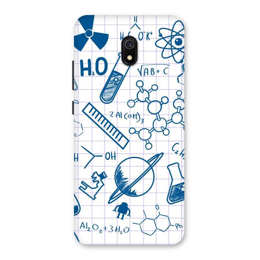 Science Notebook Back Case for Redmi 8A