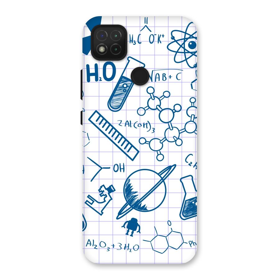 Science Notebook Back Case for Redmi 9