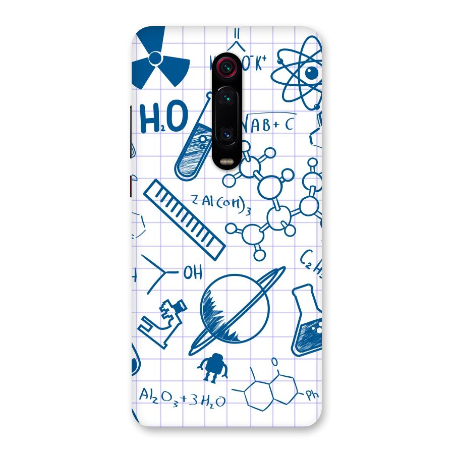 Science Notebook Back Case for Redmi K20