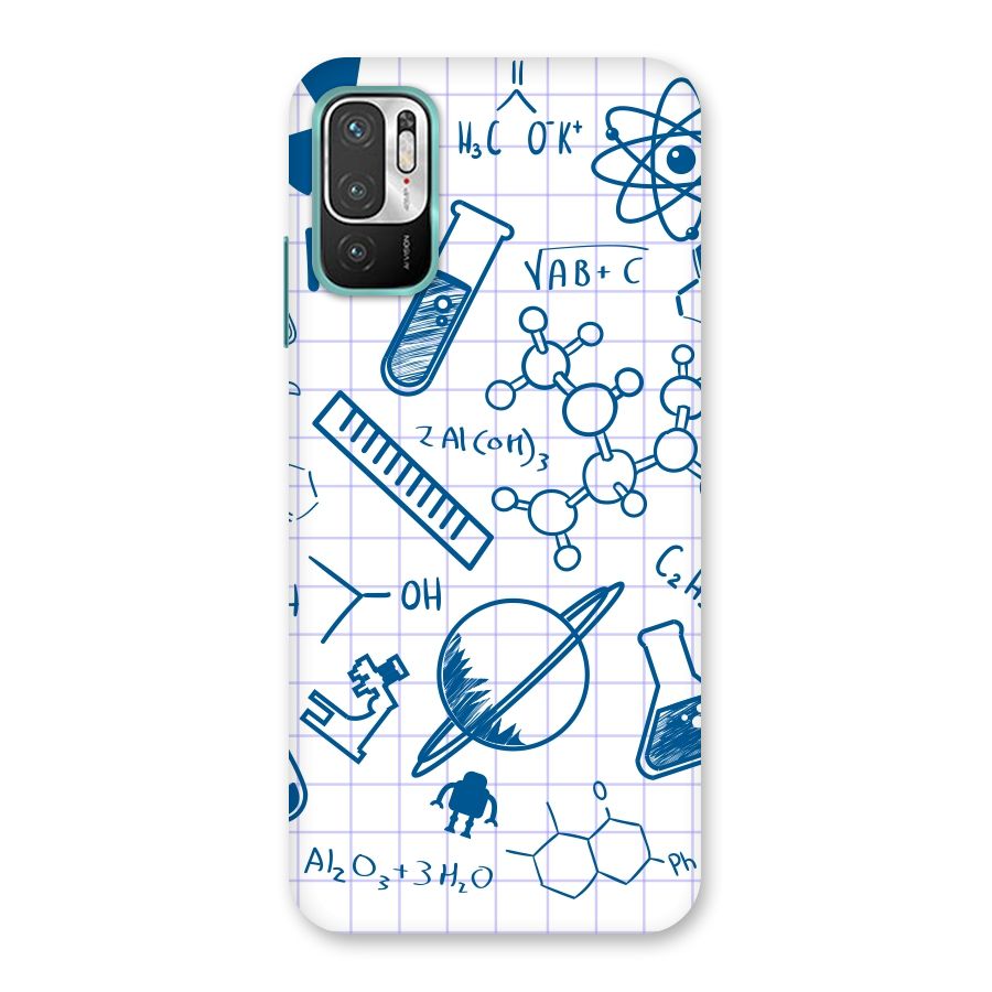 Science Notebook Back Case for Redmi Note 10T 5G