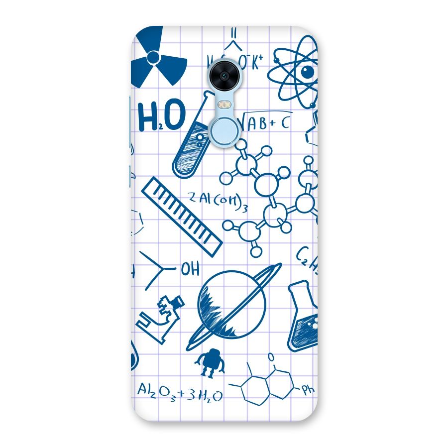 Science Notebook Back Case for Redmi Note 5