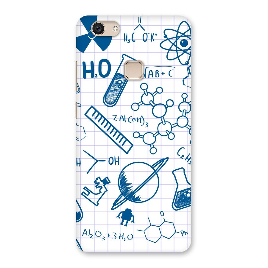 Science Notebook Back Case for Vivo V7