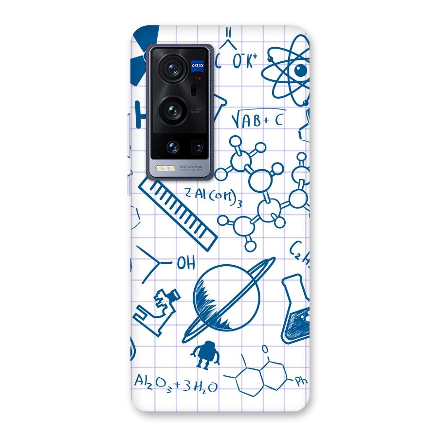 Science Notebook Back Case for Vivo X60 Pro Plus