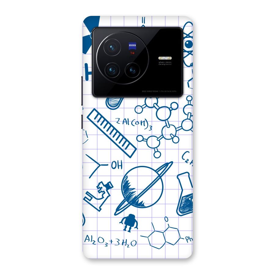 Science Notebook Back Case for Vivo X80