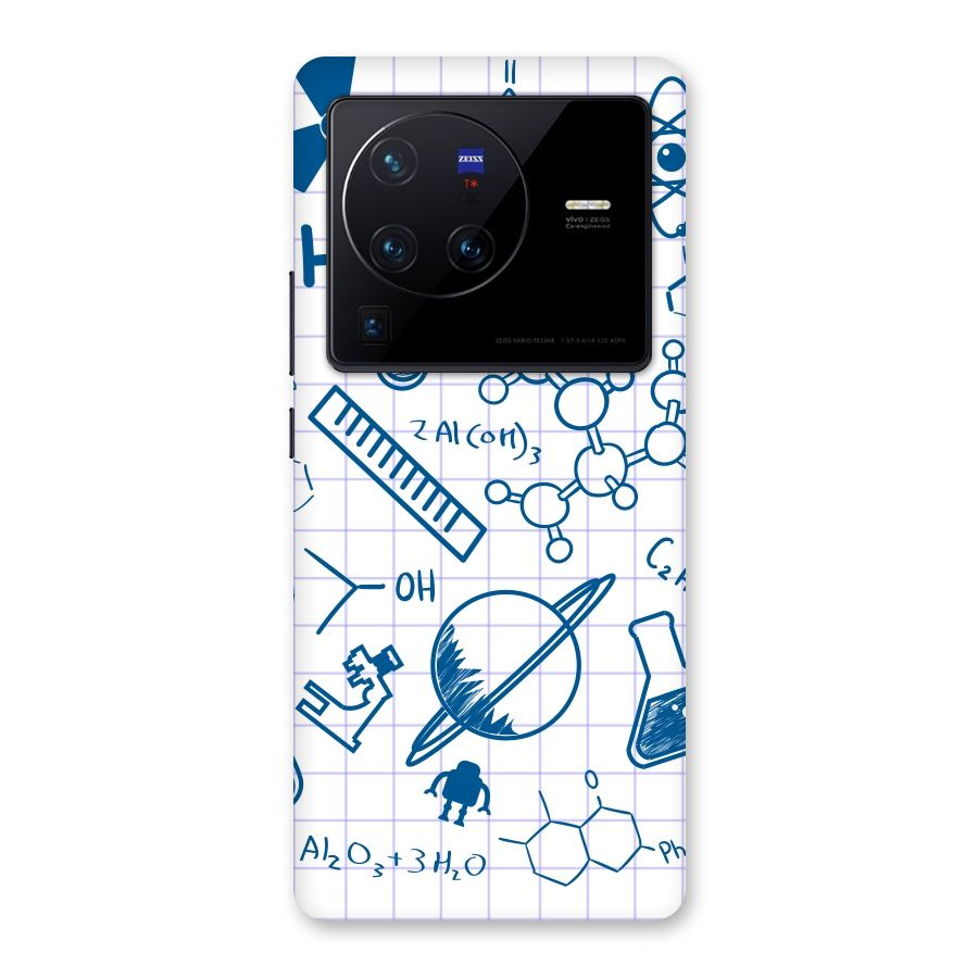 Science Notebook Back Case for Vivo X80 Pro