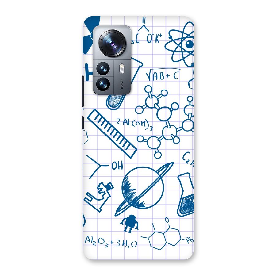 Science Notebook Back Case for Xiaomi 12 Pro