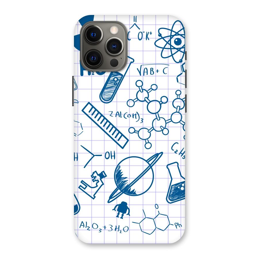 Science Notebook Back Case for iPhone 12 Pro Max