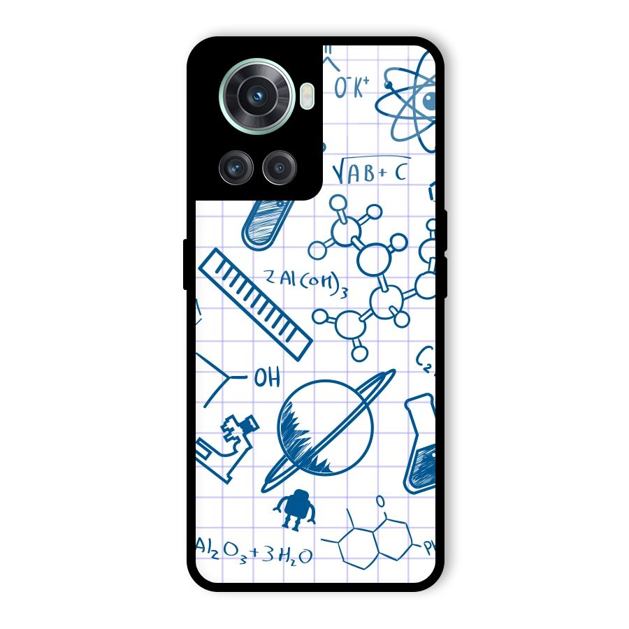 Science Notebook Glass Back Case for OnePlus 10R