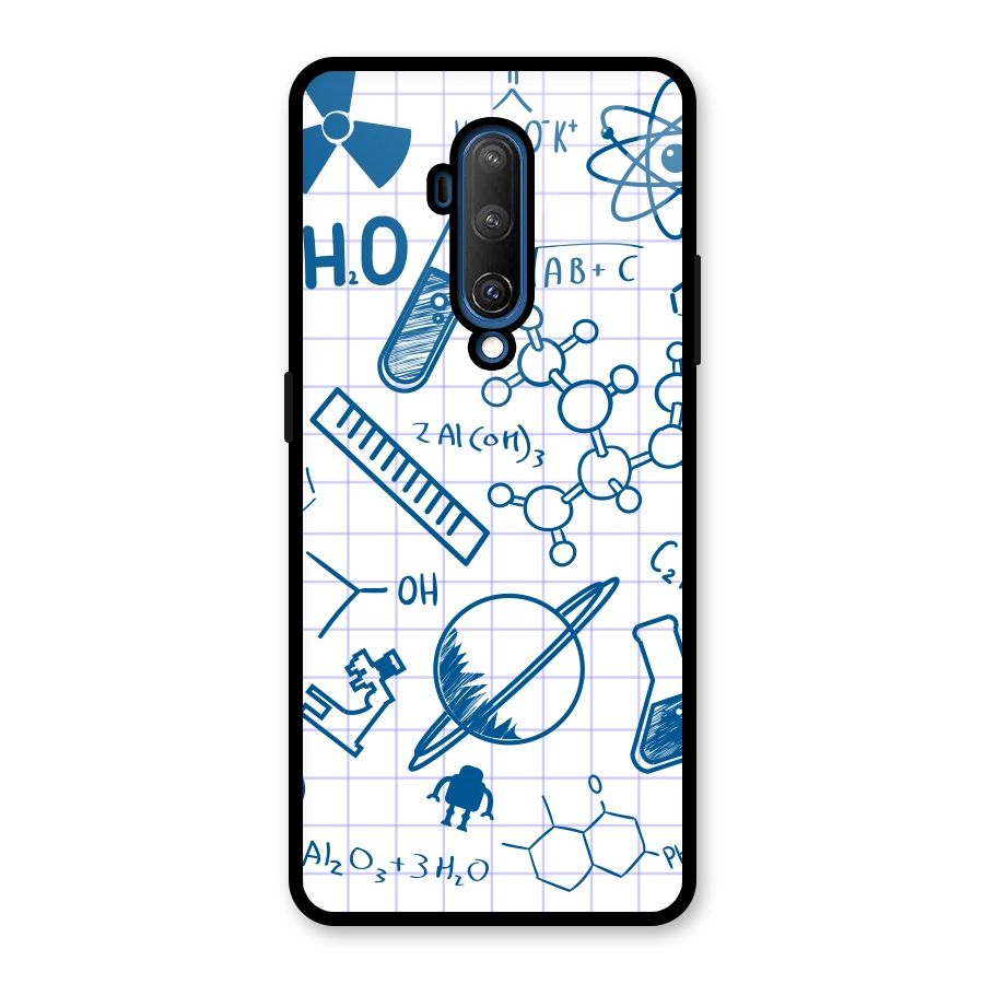 Science Notebook Glass Back Case for OnePlus 7T Pro