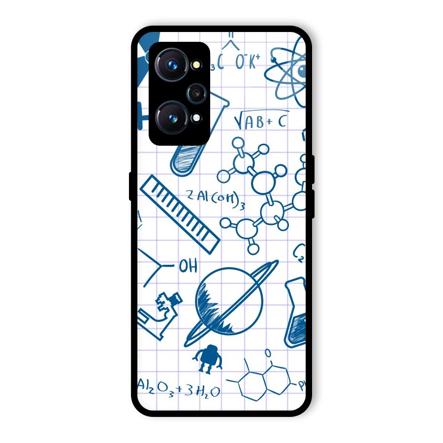 Science Notebook Glass Back Case for Realme GT 2