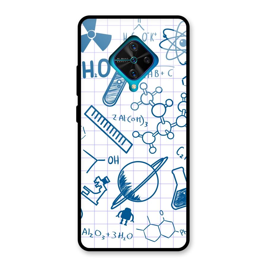 Science Notebook Glass Back Case for Vivo S1 Pro