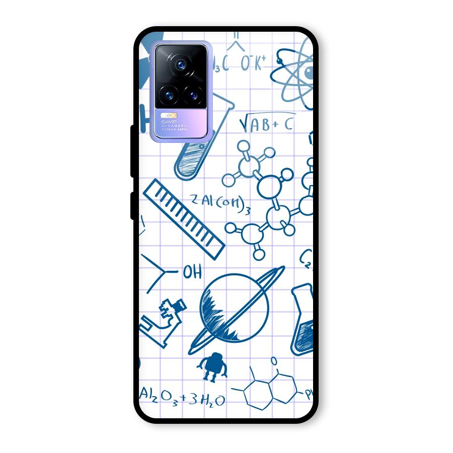 Science Notebook Glass Back Case for Vivo Y73