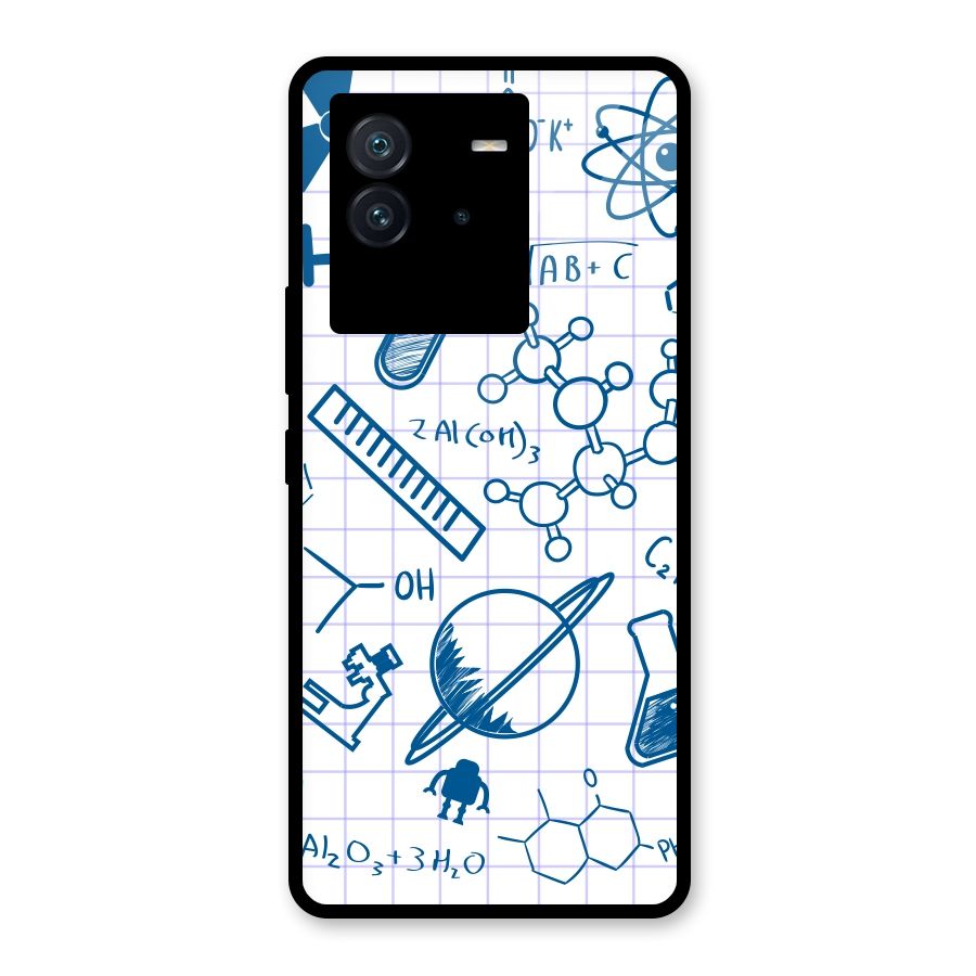 Science Notebook Glass Back Case for Vivo iQOO Neo 6 5G