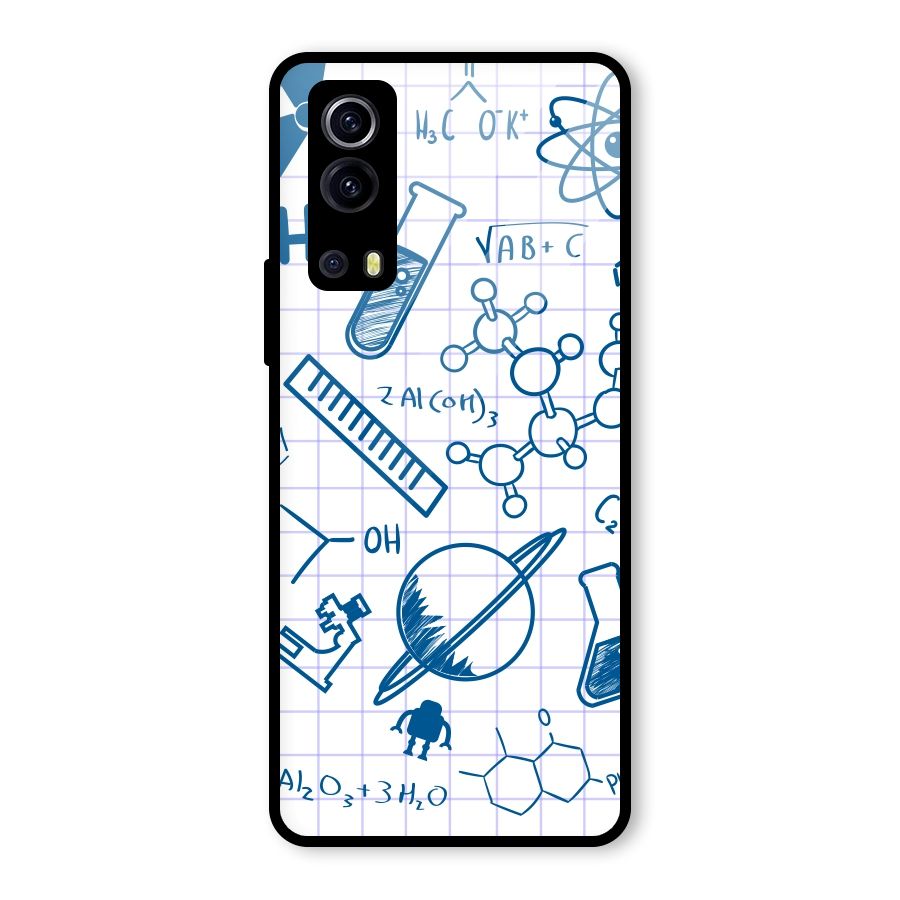 Science Notebook Glass Back Case for Vivo iQOO Z3