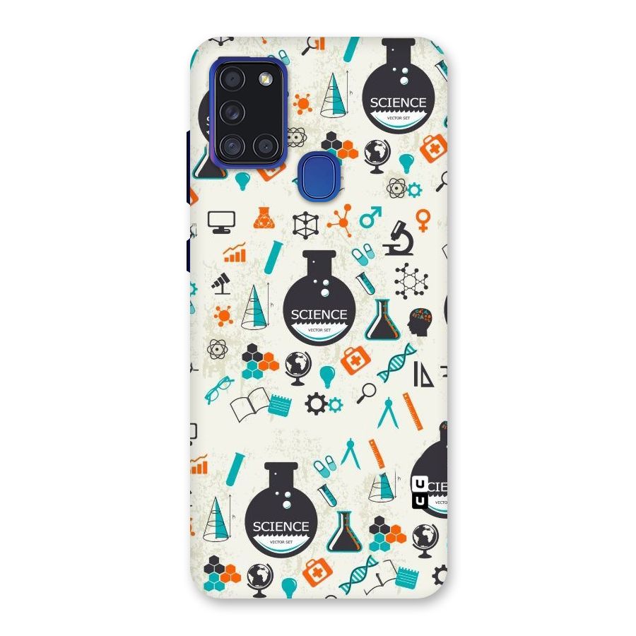 Science Side Back Case for Galaxy A21s