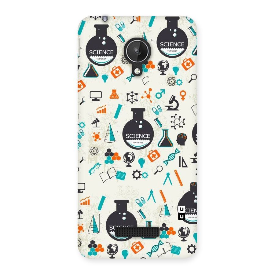 Science Side Back Case for Micromax Canvas Spark Q380