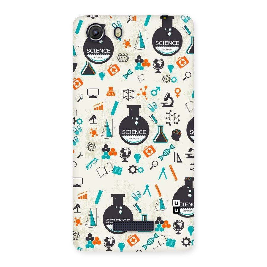 Science Side Back Case for Micromax Unite 3