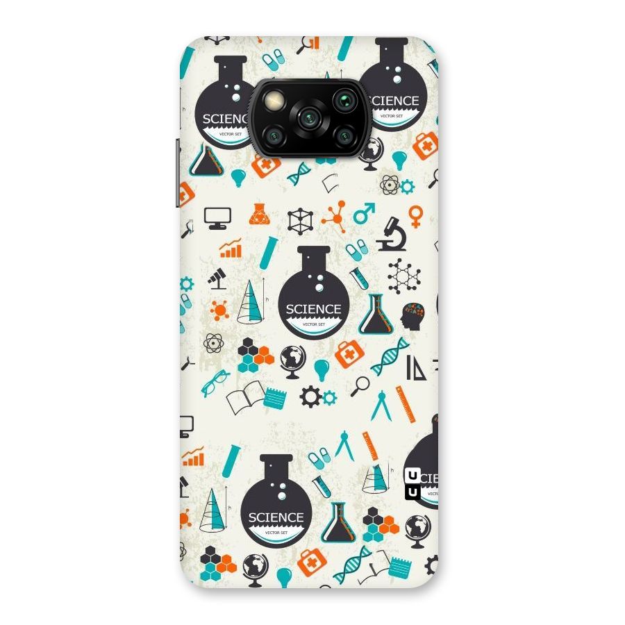 Science Side Back Case for Poco X3