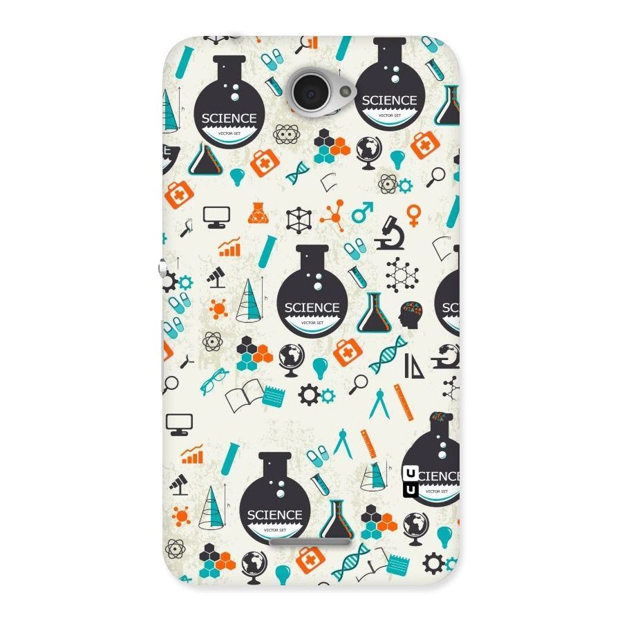 Science Side Back Case for Sony Xperia E4