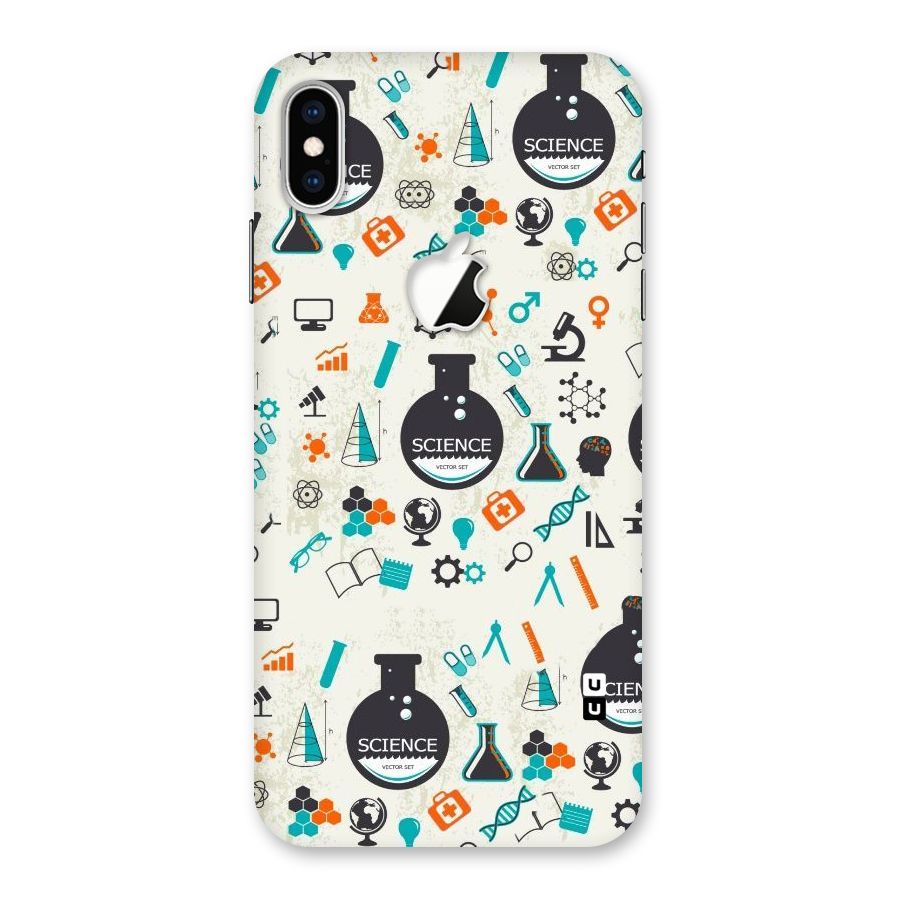 Science Side Back Case for iPhone XS Max Apple Cut