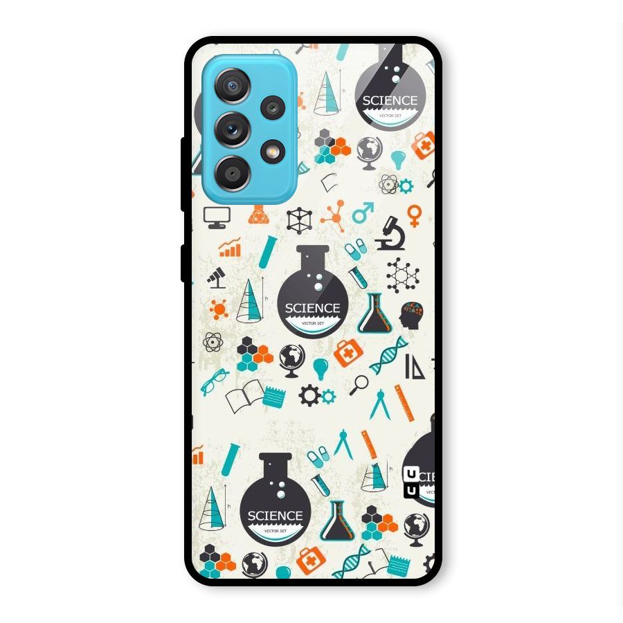 Science Side Glass Back Case for Galaxy A52