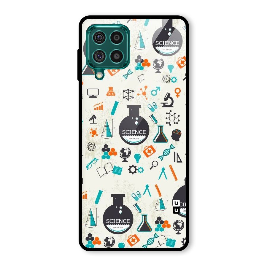 Science Side Glass Back Case for Galaxy F62