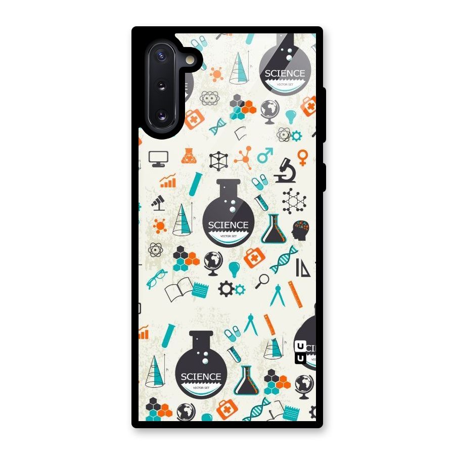 Science Side Glass Back Case for Galaxy Note 10