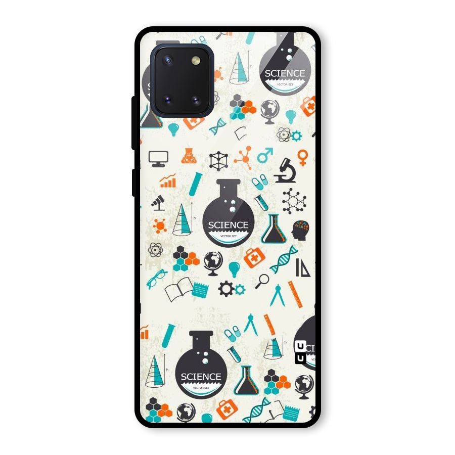 Science Side Glass Back Case for Galaxy Note 10 Lite