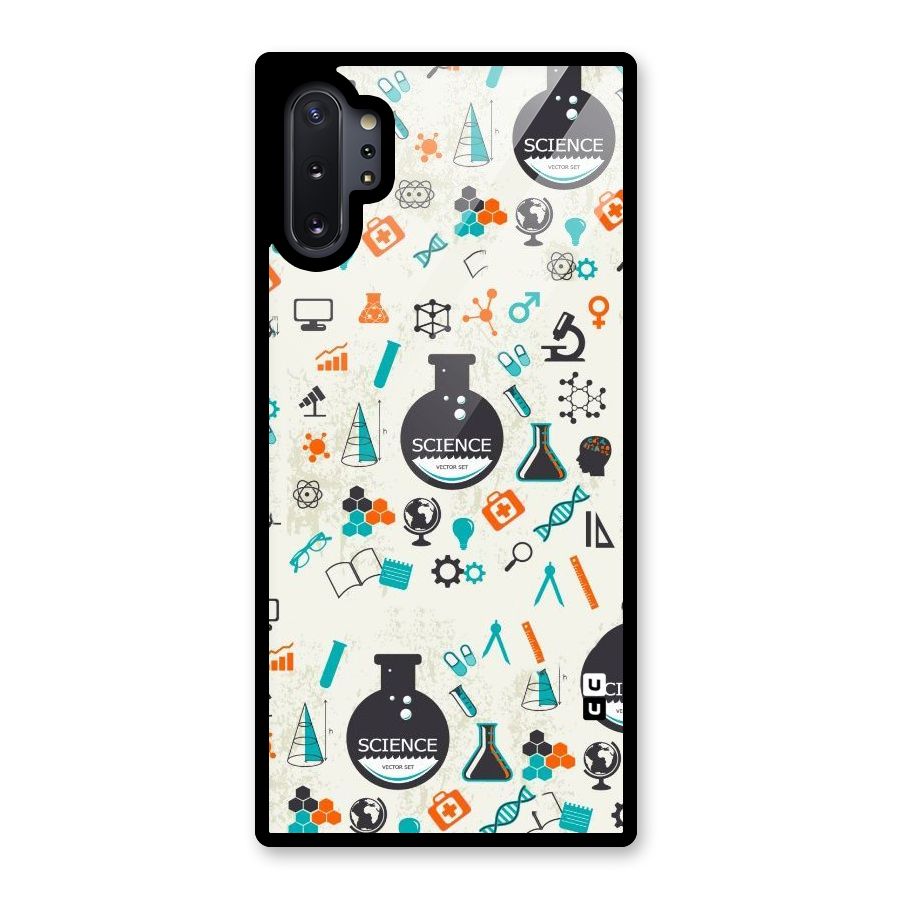 Science Side Glass Back Case for Galaxy Note 10 Plus