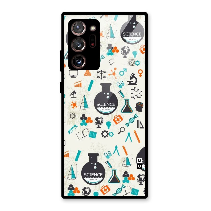 Science Side Glass Back Case for Galaxy Note 20 Ultra