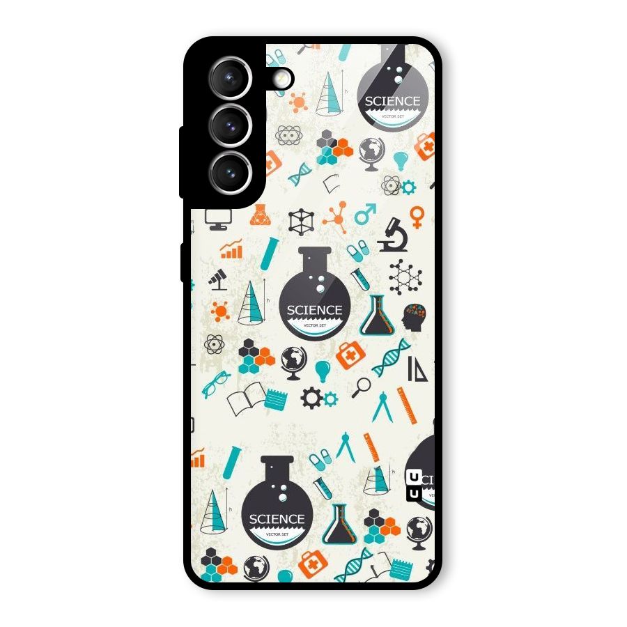 Science Side Glass Back Case for Galaxy S21 5G