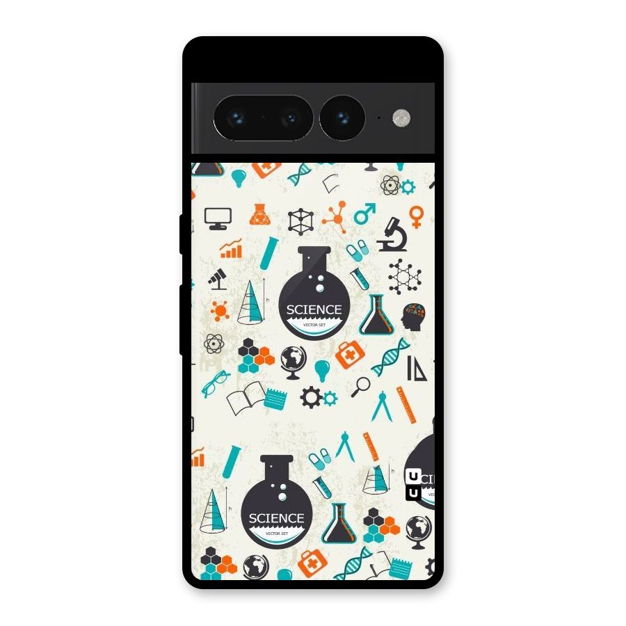 Science Side Glass Back Case for Google Pixel 7 Pro