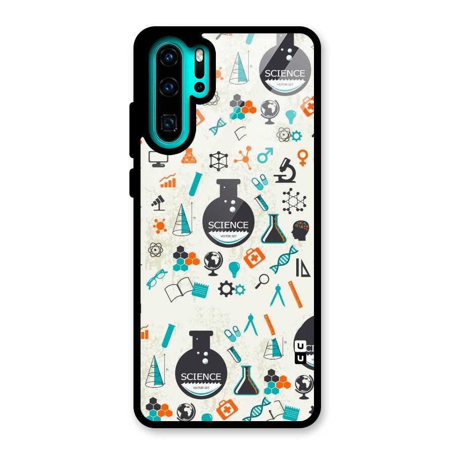 Science Side Glass Back Case for Huawei P30 Pro