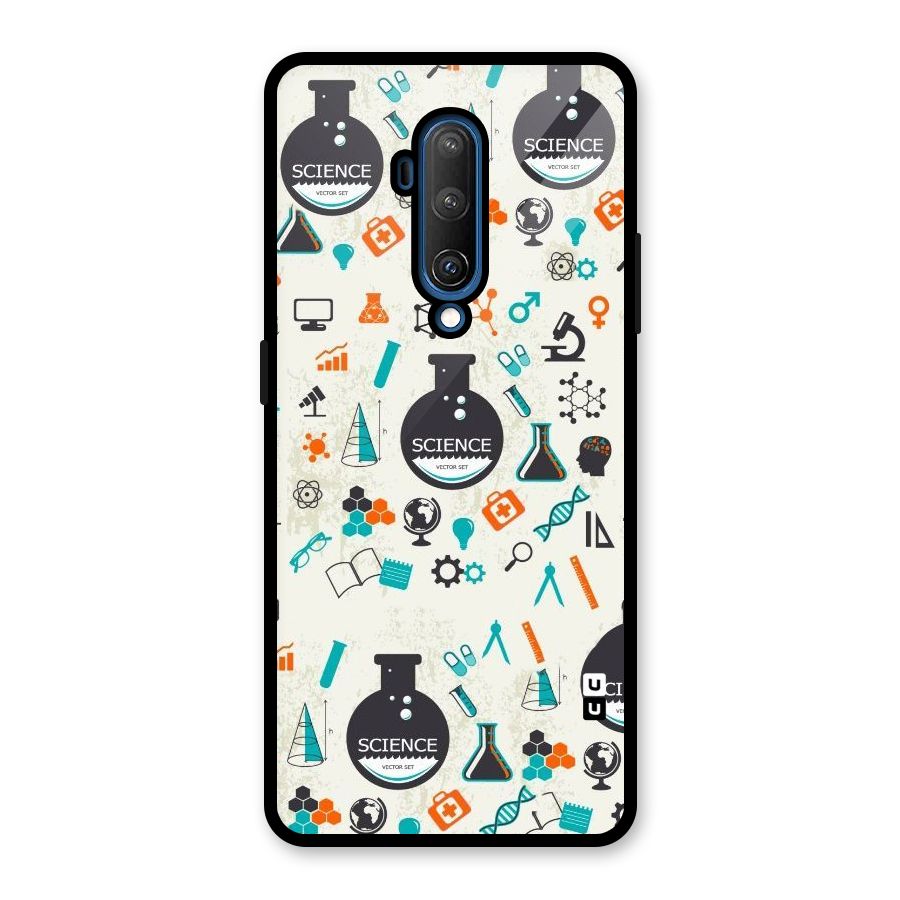 Science Side Glass Back Case for OnePlus 7T Pro