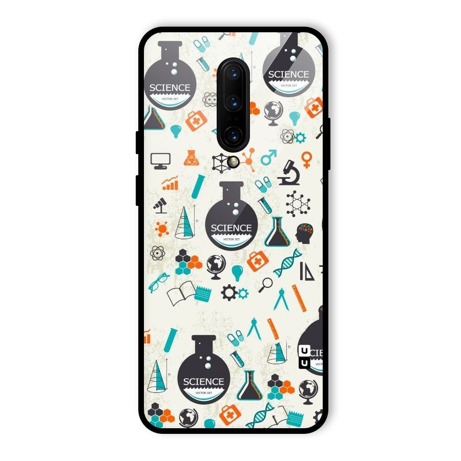 Science Side Glass Back Case for OnePlus 7 Pro