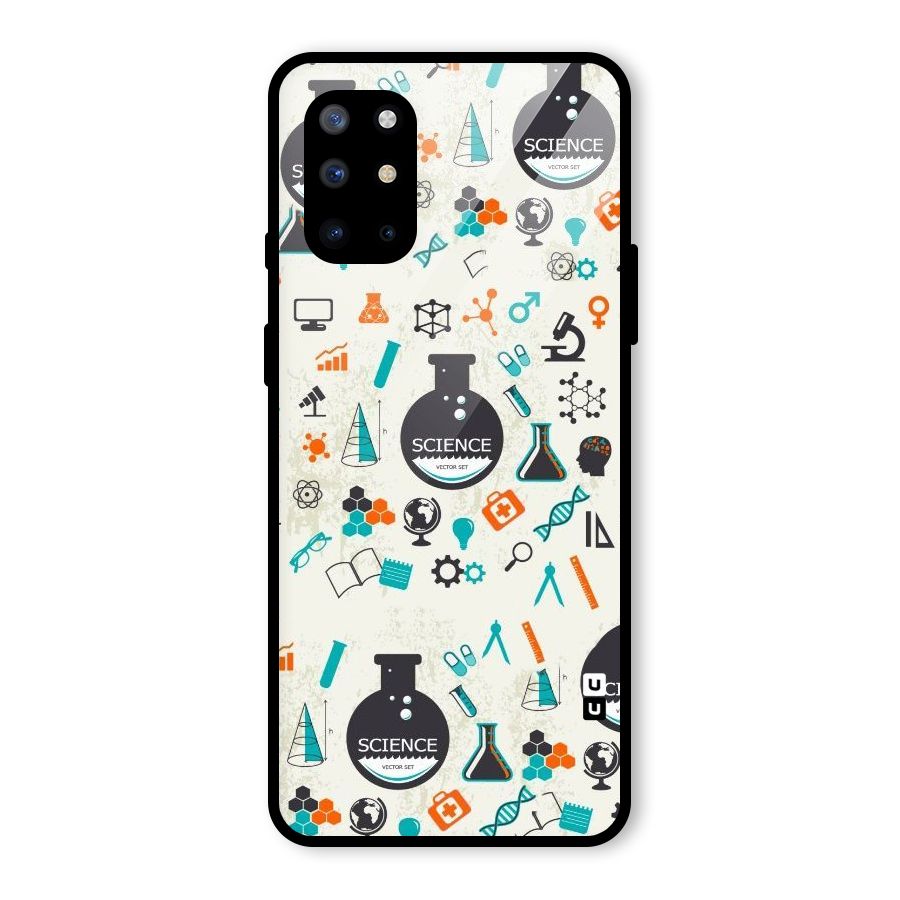 Science Side Glass Back Case for OnePlus 8T