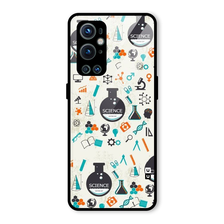 Science Side Glass Back Case for OnePlus 9 Pro