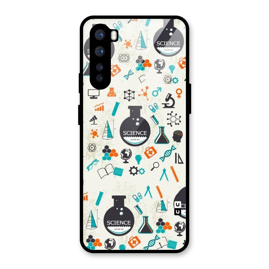 Science Side Glass Back Case for OnePlus Nord