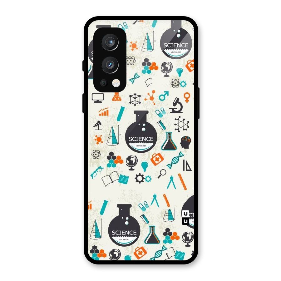 Science Side Glass Back Case for OnePlus Nord 2 5G