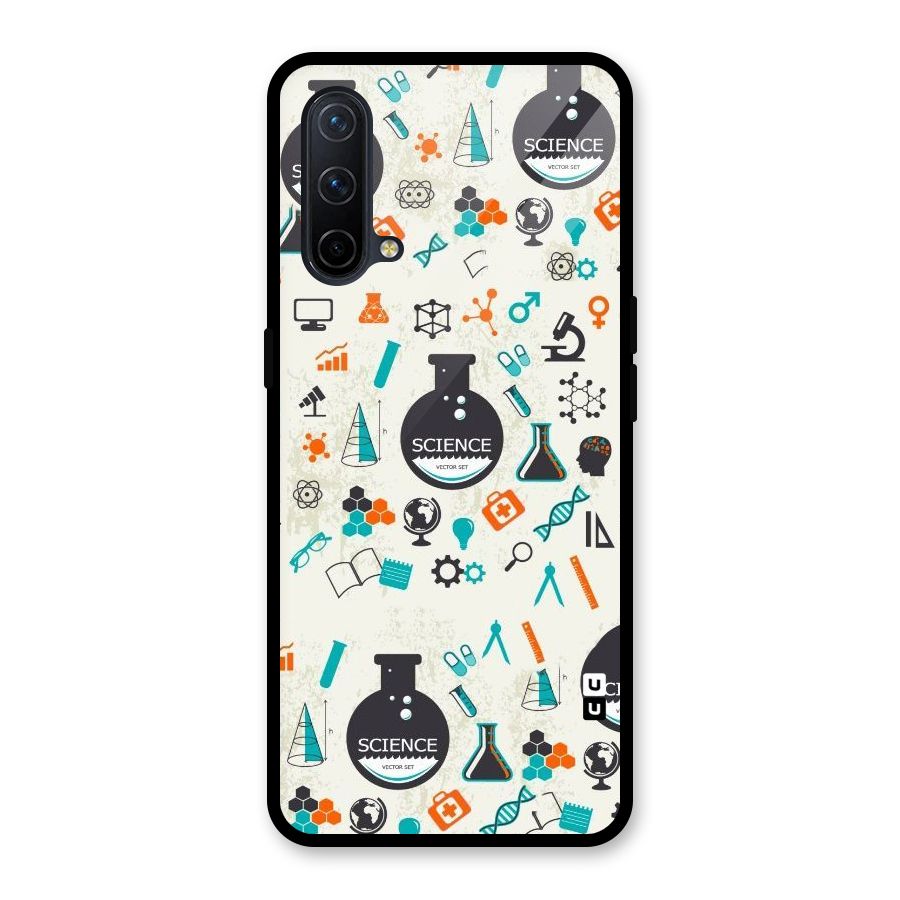 Science Side Glass Back Case for OnePlus Nord CE 5G