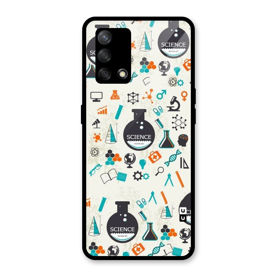Science Side Glass Back Case for Oppo F19
